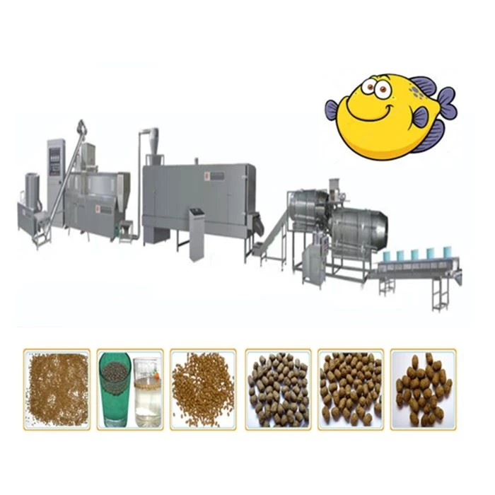 Twin Screw Extruder Fish Feed Machine